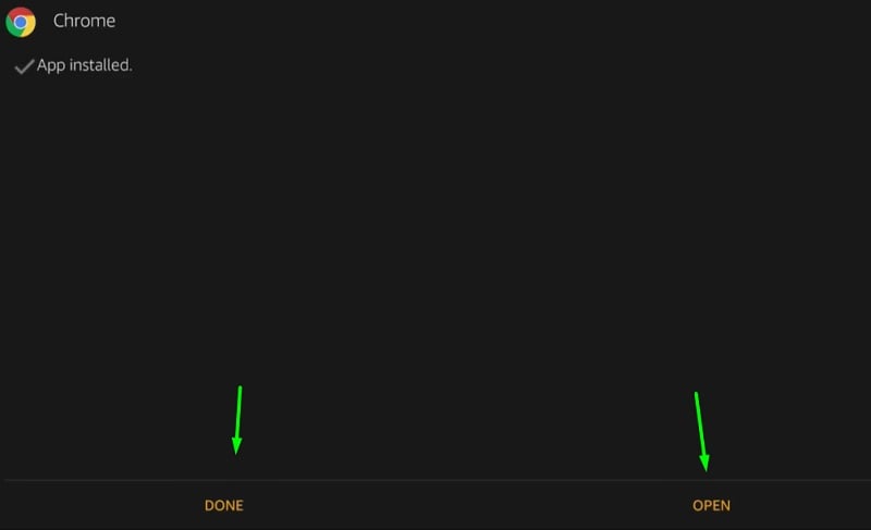  google Chrome auf Firestick