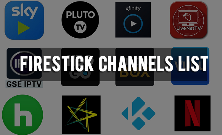 fire stick channels list 2019