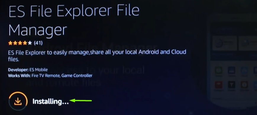 es file explorer on firestick