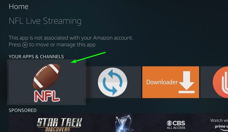 nfl app on firestick