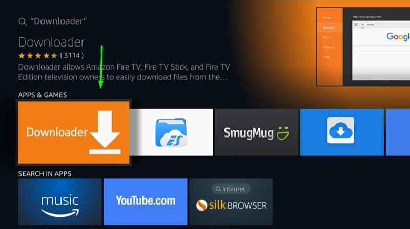 chrome pe firestick