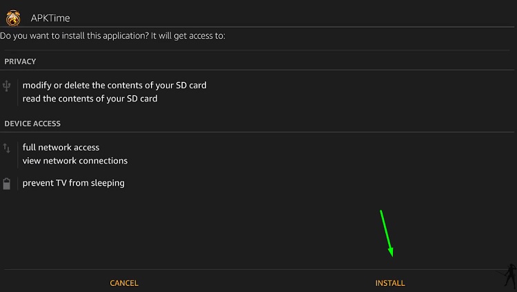 install apk time on fire tv stick