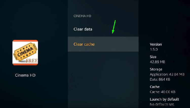 Clear Cache On Firestick