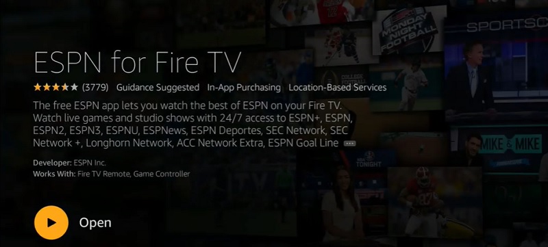 espn for fire tv