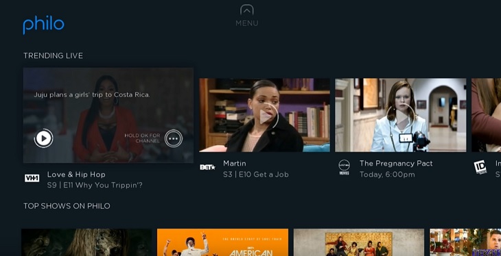 download Philo TV app on Firestick