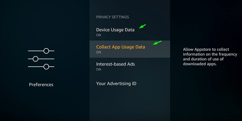 collect app usage data