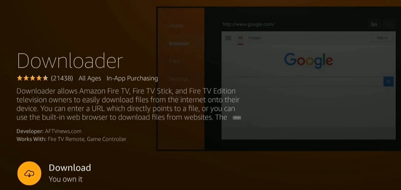 downloader fire tv