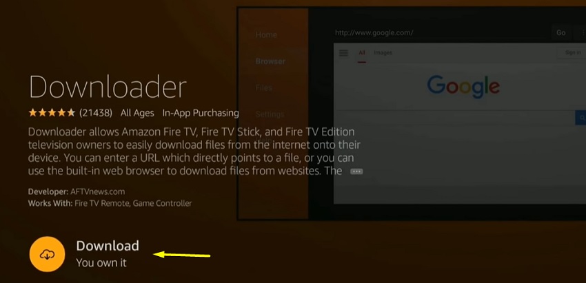 downloader on firestick