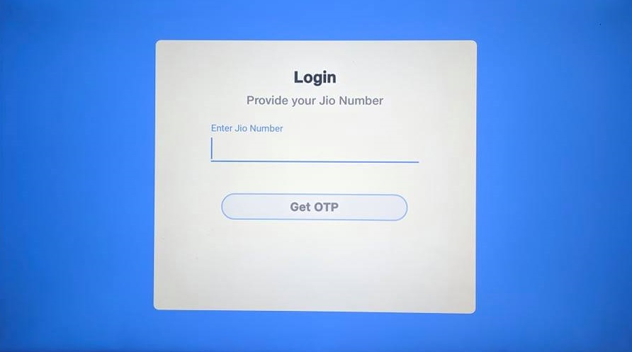 guide to login in JIoTV+