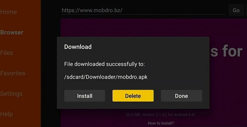 mobdro app on firestick