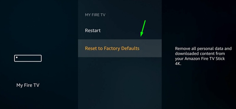 Reset to Factory Defaults