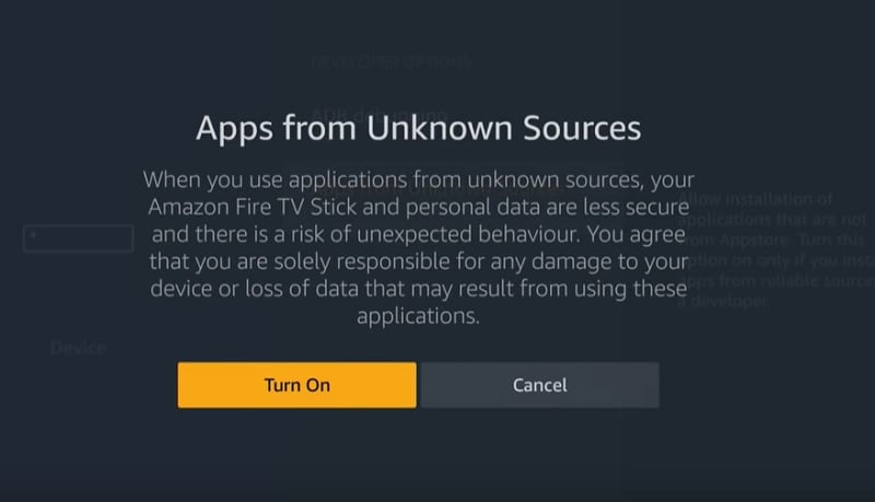 apps from unknown sources firestick