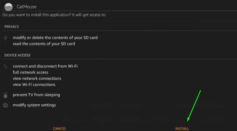 install catmouse for firestick