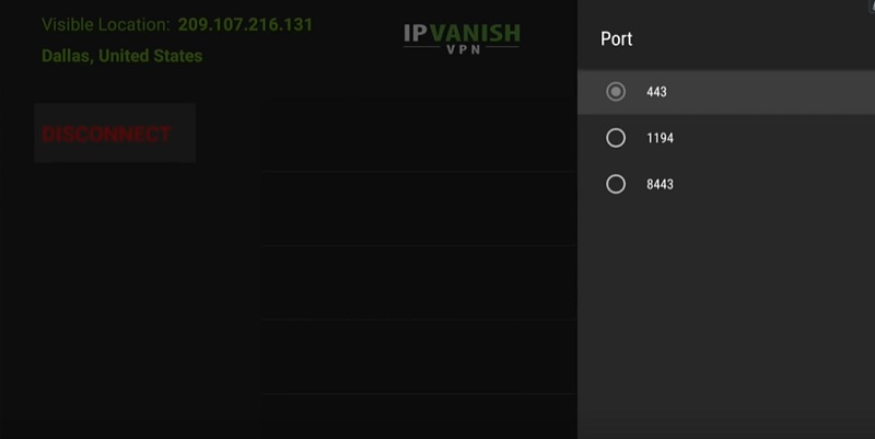 ipvanish socks5 proxy server port kodi