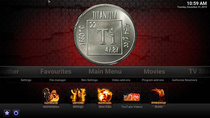 Titanium Kodi build