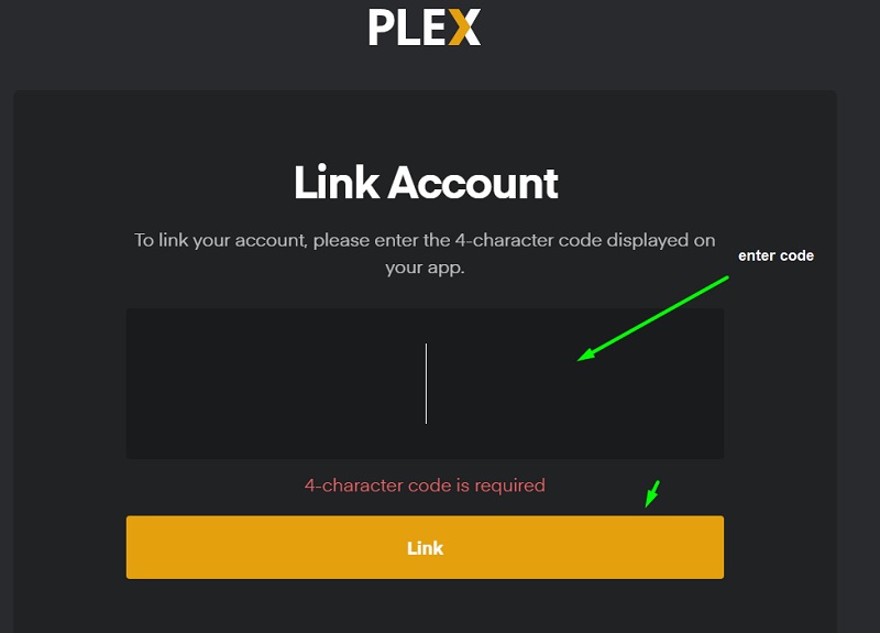 plex sign up