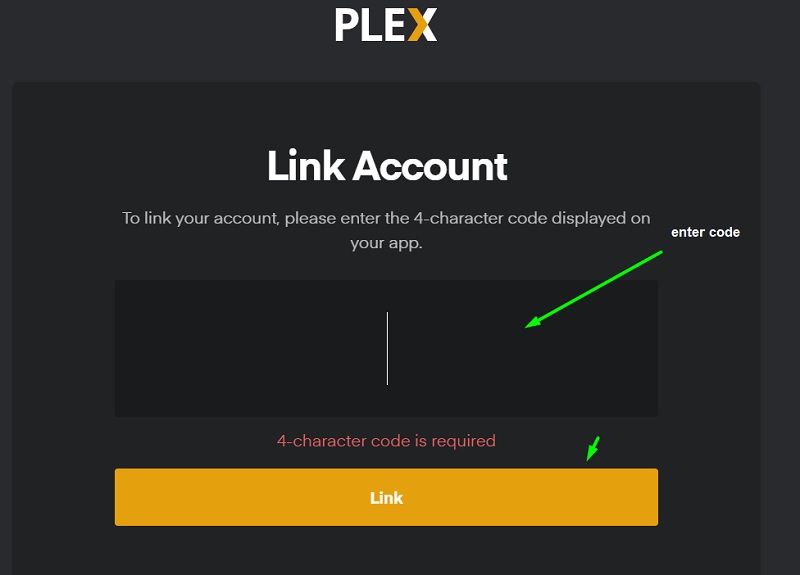 plex sign in link