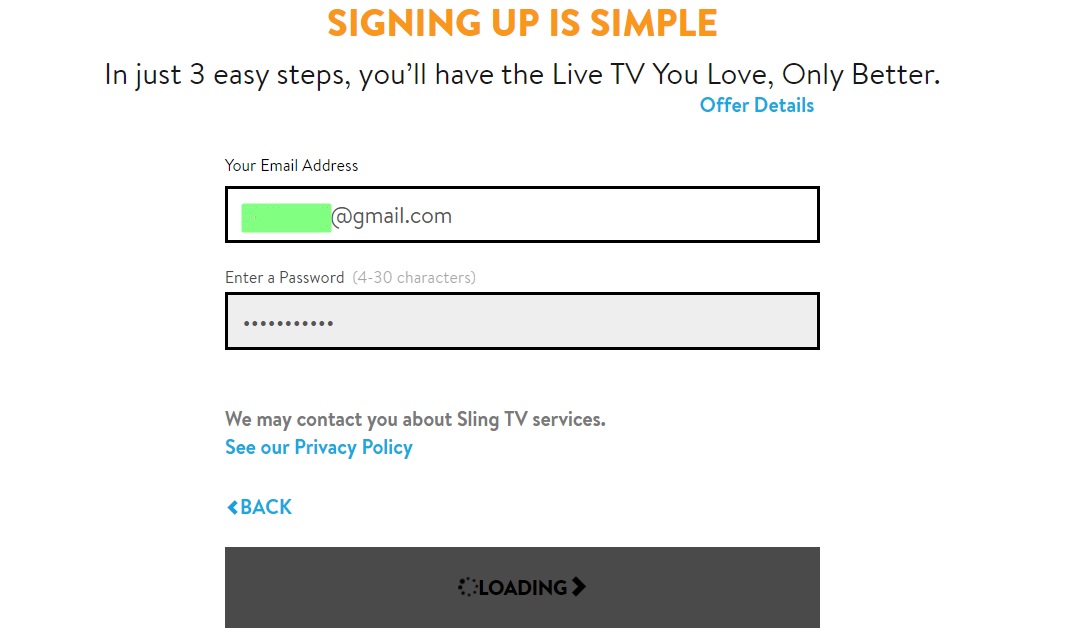 Sign Up for Sling TV