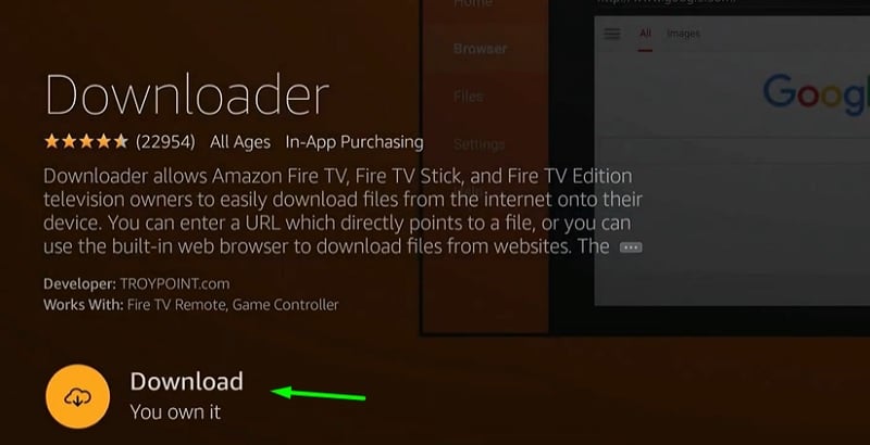 downloader app on firestick