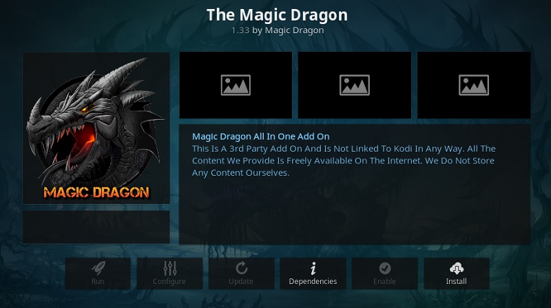 install magic dragon kodi add-on