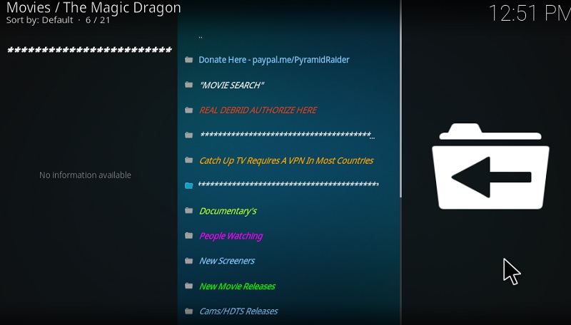 how to use magic dragon addon