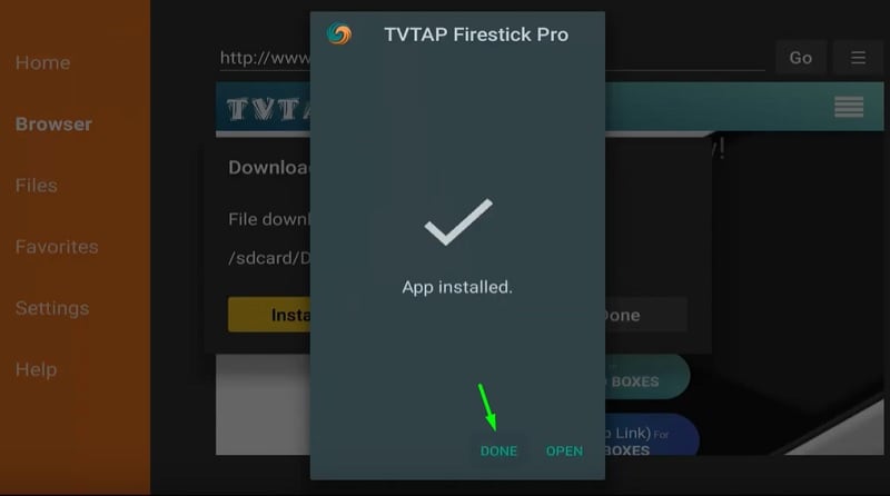 tvtap firestick pro