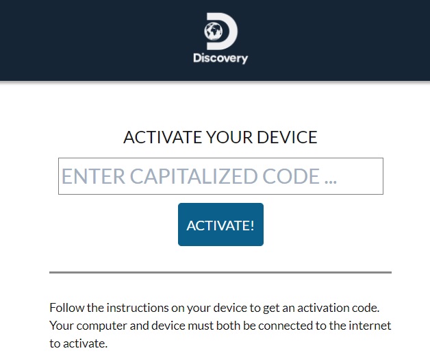 go discovery com activate firestick