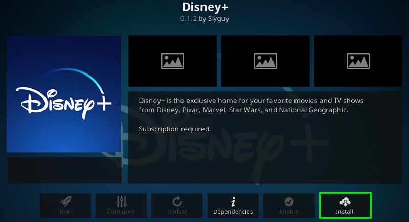 Install Disney Plus Kodi Addon