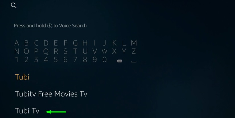 Install Tubi TV on Firestick